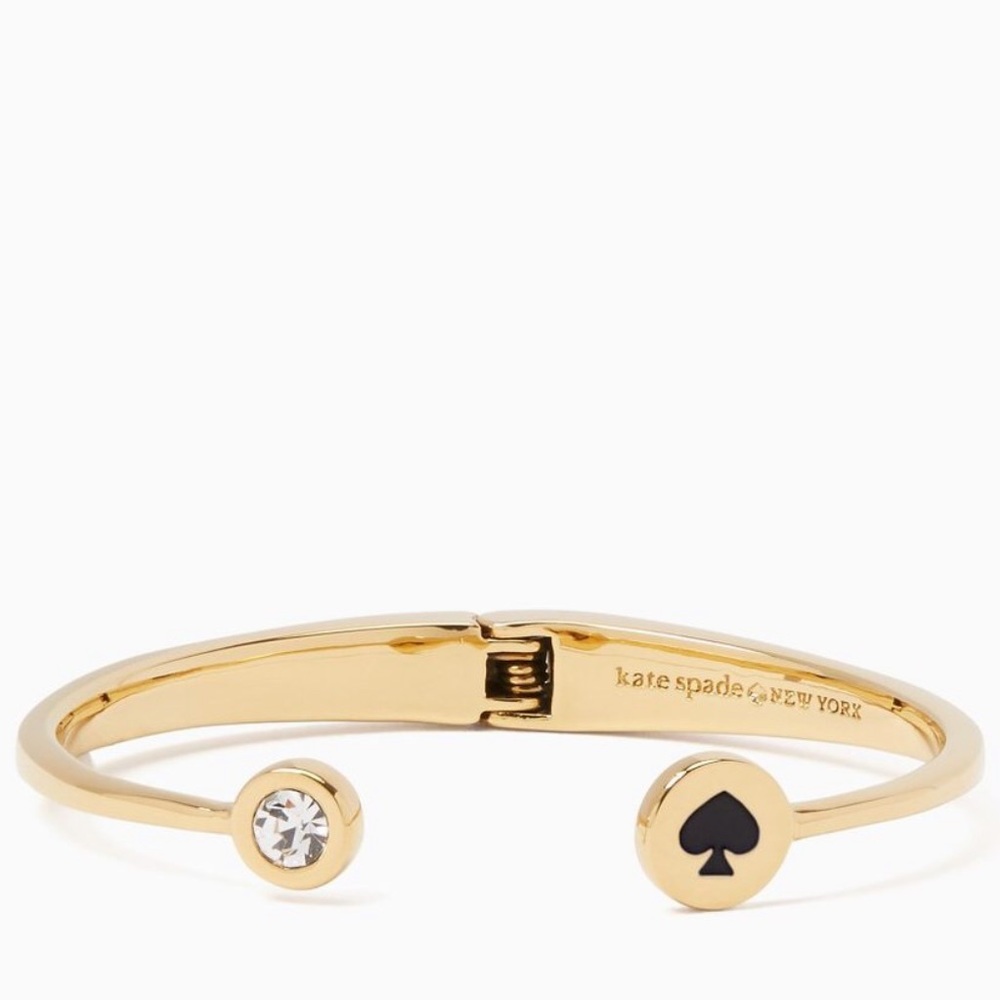Kate Spade Spot The Spade Open Hinge Gold Bracelet